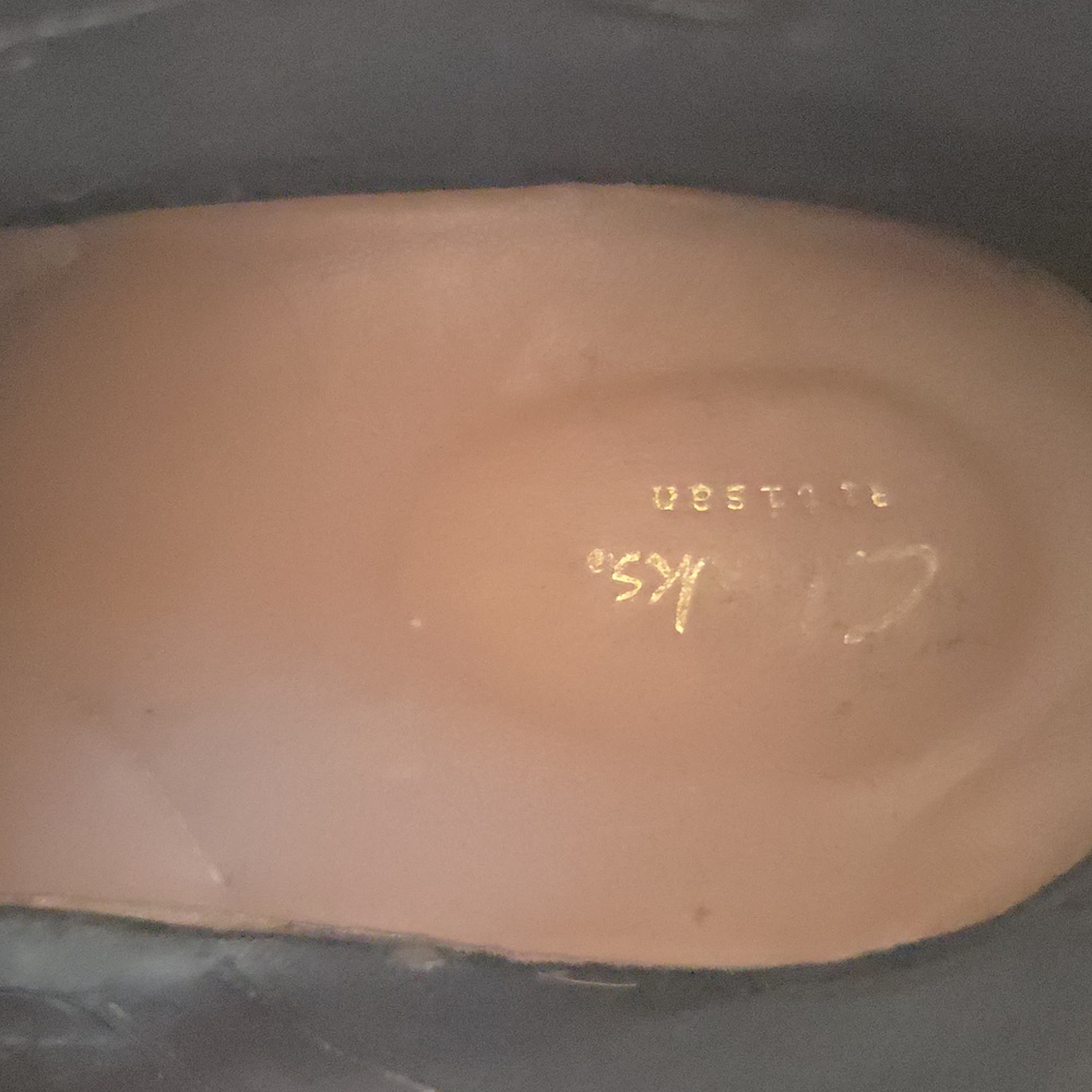 Clarks Black Leather Ankle Booties - 8.5 - Picture 5 of 9